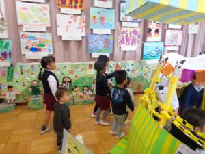 りんご組　案内中