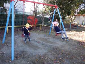 佐保幼　12月あいのそのこども園交流3