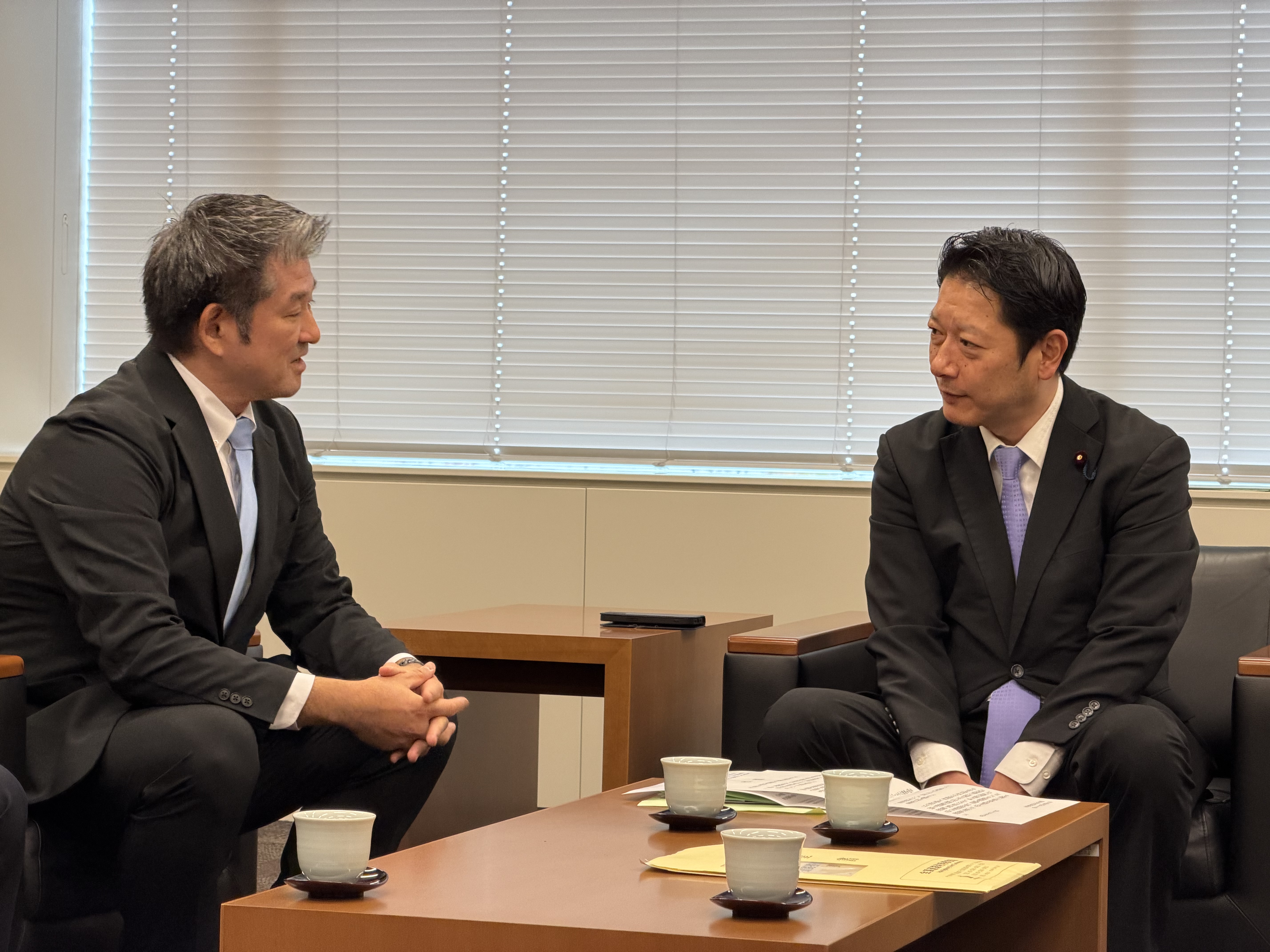 安全・安心の道づくりを求める全国大会に係る県選出国会議員への要望活動