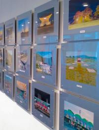 写真掲示の様子