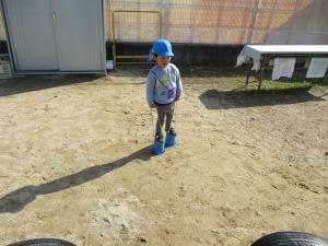 パカポコで遊んでいるところ