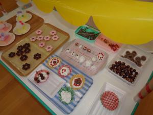 お店のケーキたち