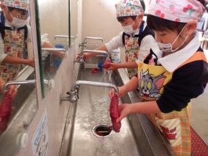 佐保幼　12月クッキング3