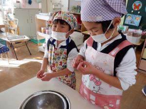 佐保幼　12月クッキング4