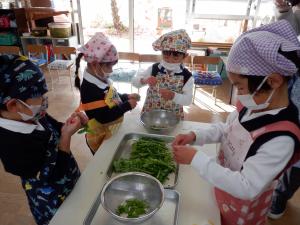 佐保幼　12月クッキング7