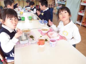 佐保幼　12月クッキング10