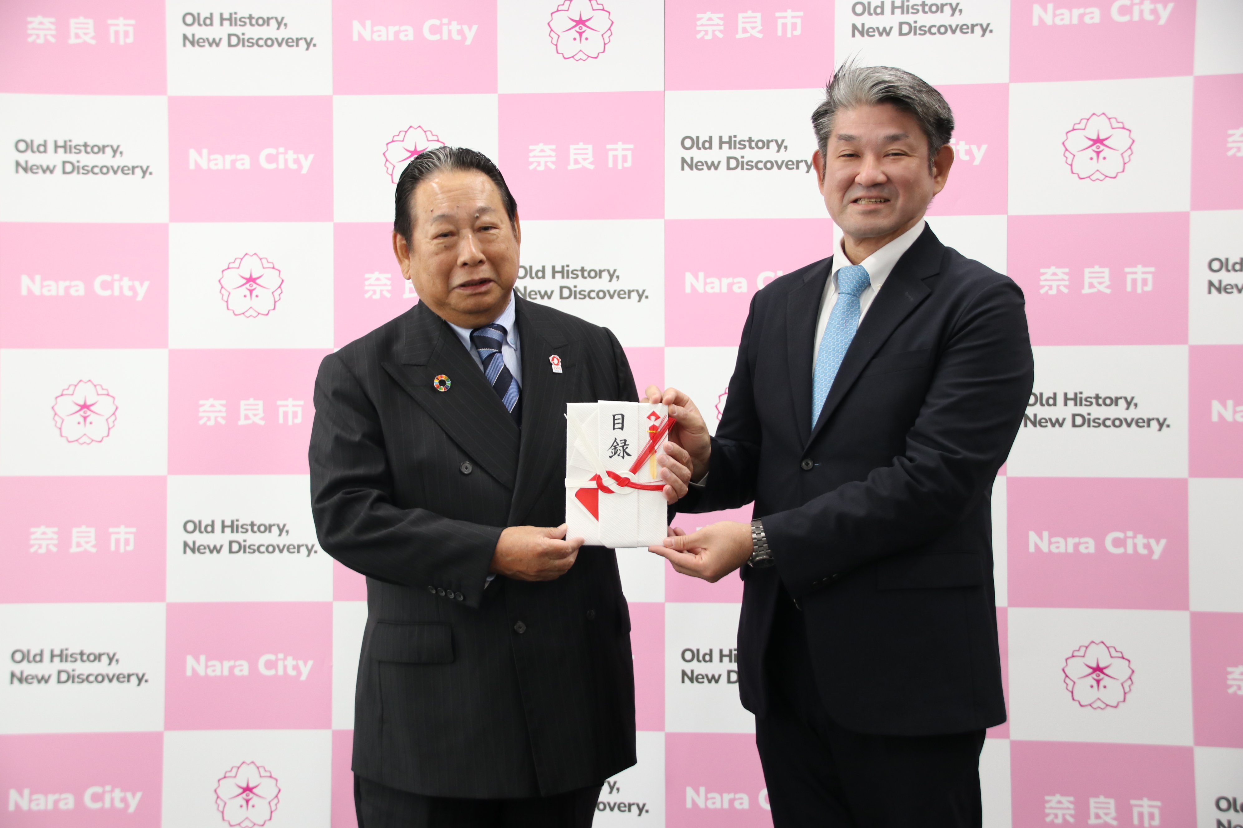 FK不動産株式会社様　寄附金贈呈式