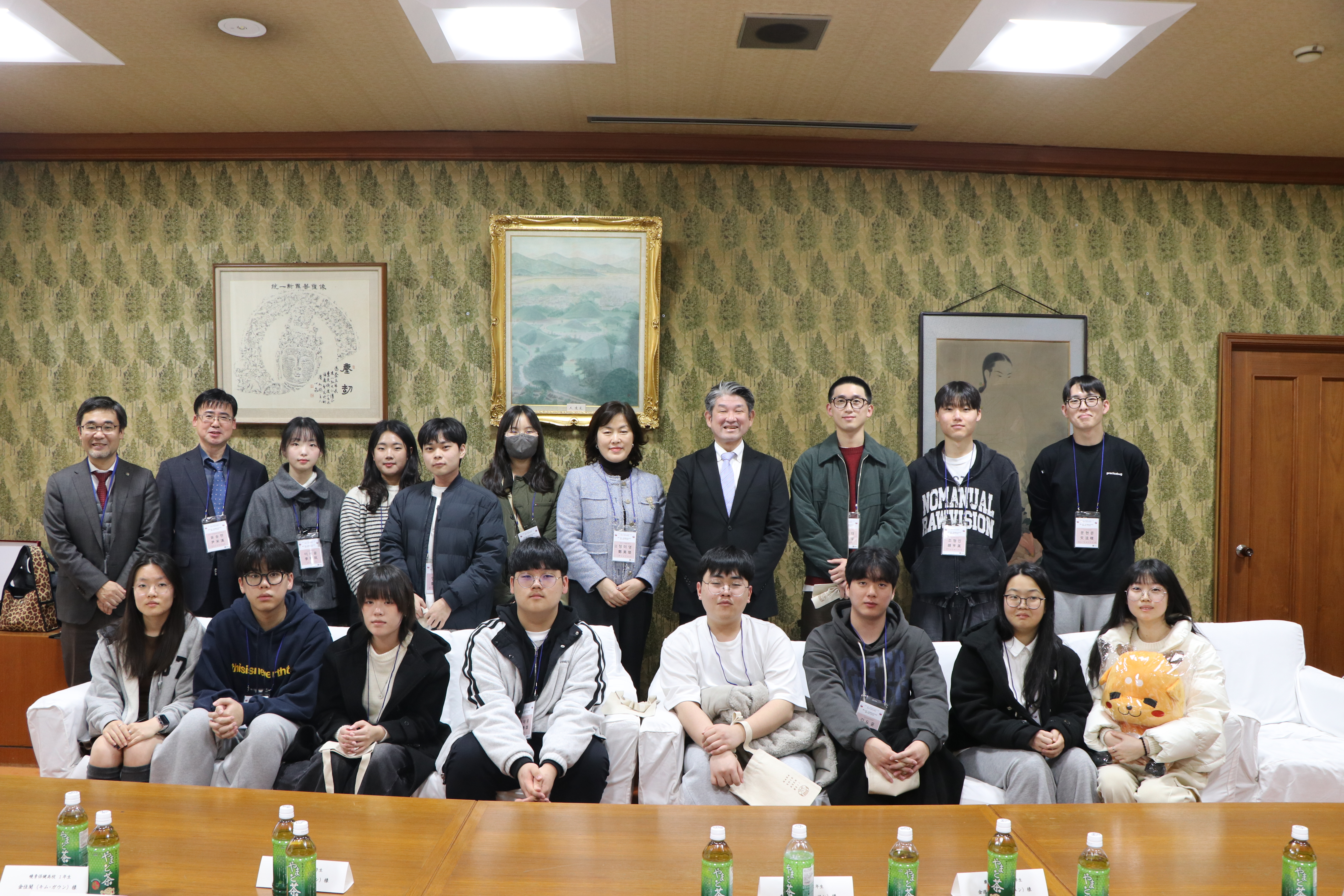 慶州青少年交流団表敬訪問