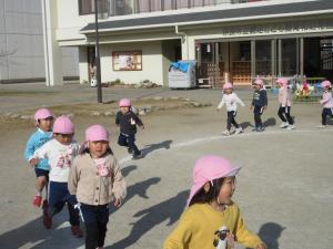 もも　走っています