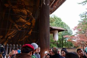 東大寺南大門見学風景