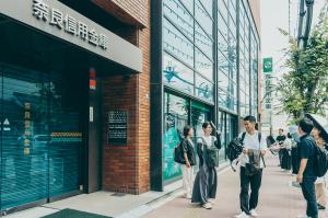 奈良信用金庫チームのフィールドワークの様子１