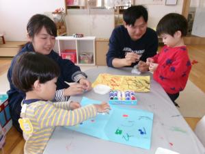 【ひよこ組】お散歩バッグシール貼り