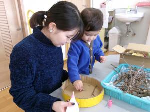 【りす組】どんぐり転がしコース作り