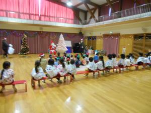 待ちに待ったサンタさんが来てくれたよ