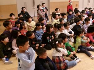 サンタさんに会えたよ