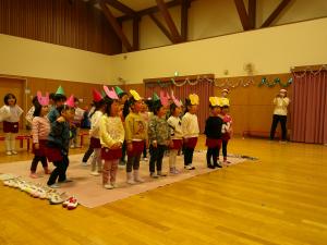 3歳児サンタさんに質問