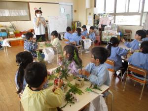 お花を生けよう　２組　２