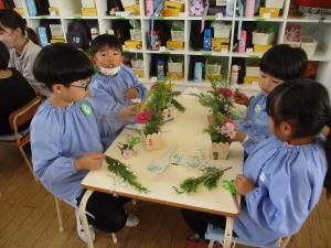 お花を生けよう　２組　３