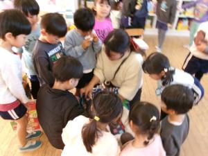 保育室にプレゼントが！