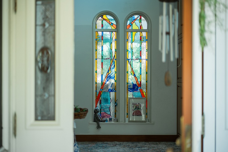 おうちのステンドグラス窓