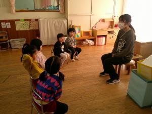 3歳児　2学期を振り返っています