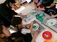 ２歳児　ツリー製作