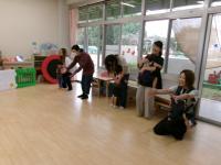 ２歳児　お母さんところにかけっこ