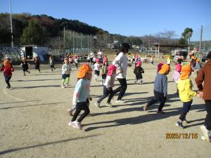 駆け足頑張ったね