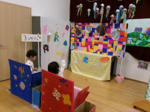 【りす組】５歳児作品展見学