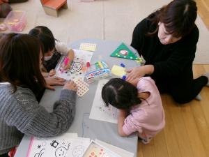【りす組】クリスマス色塗り