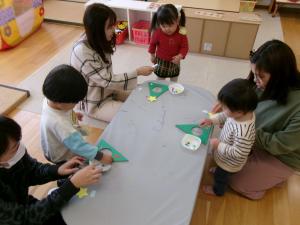 【ひよこ組】ツリーステッキ作り