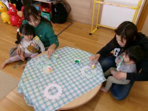 【ひよこ組】クリスマスリース作り