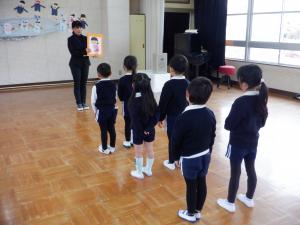 佐保幼　三学期始業式２