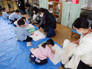 佐保幼　1月参観