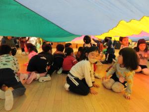 バルーンの中に入ったよ