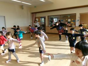 バランスを取って