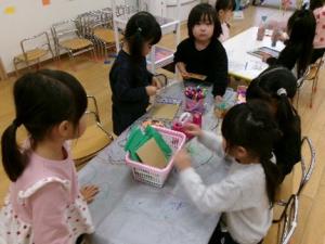 製作コーナーの様子