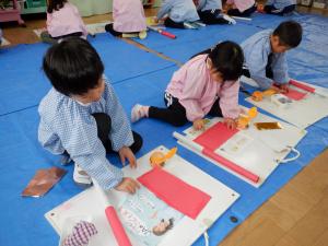 佐保幼　にょい棒づくり