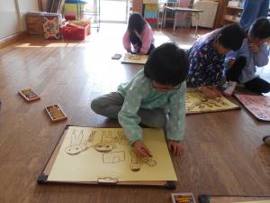 5歳児楽しかったカプラを思い出してかいています