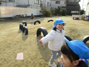 笑顔でたこあげ