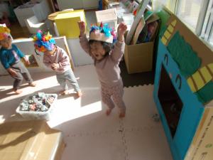 入ってやったーと言っています