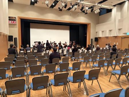 市立ならやま小・中学校JNOアウトリーチコンサート