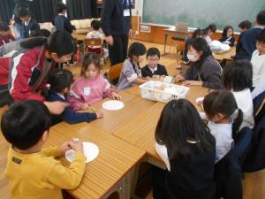 1年生とコマづくり1