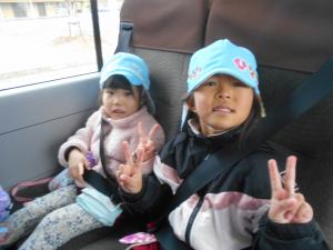 おわかれ遠足のバスの様子1