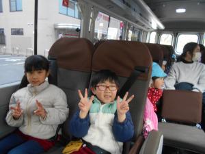 おわかれ遠足のバスの様子2