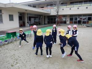 佐保幼　2月リレー