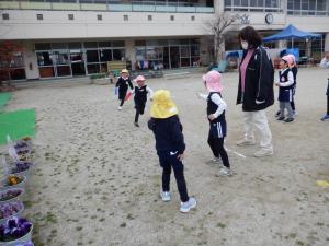 佐保幼　2月リレー2