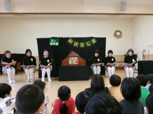 紙芝居を見ました