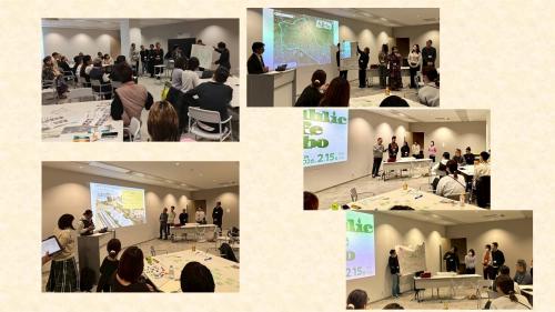 グループごとの発表風景