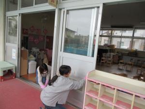 保育室掃除